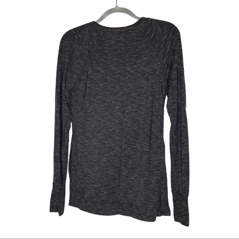 ATHLETA  gray heathered long pullover top size XS - Picture 3 of 8